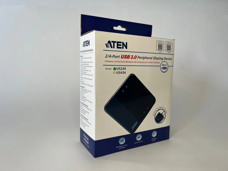 Обзор USB переключателя ATEN US234.