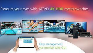 Новинки ATEN: 4K HDR, True 4K, HDMI Матричные Коммутаторы VM0404HB и VM0808HB