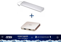 Комплект из двух док станций ATEN UH3234 и ATEN UH3235. 2 по цене 1.