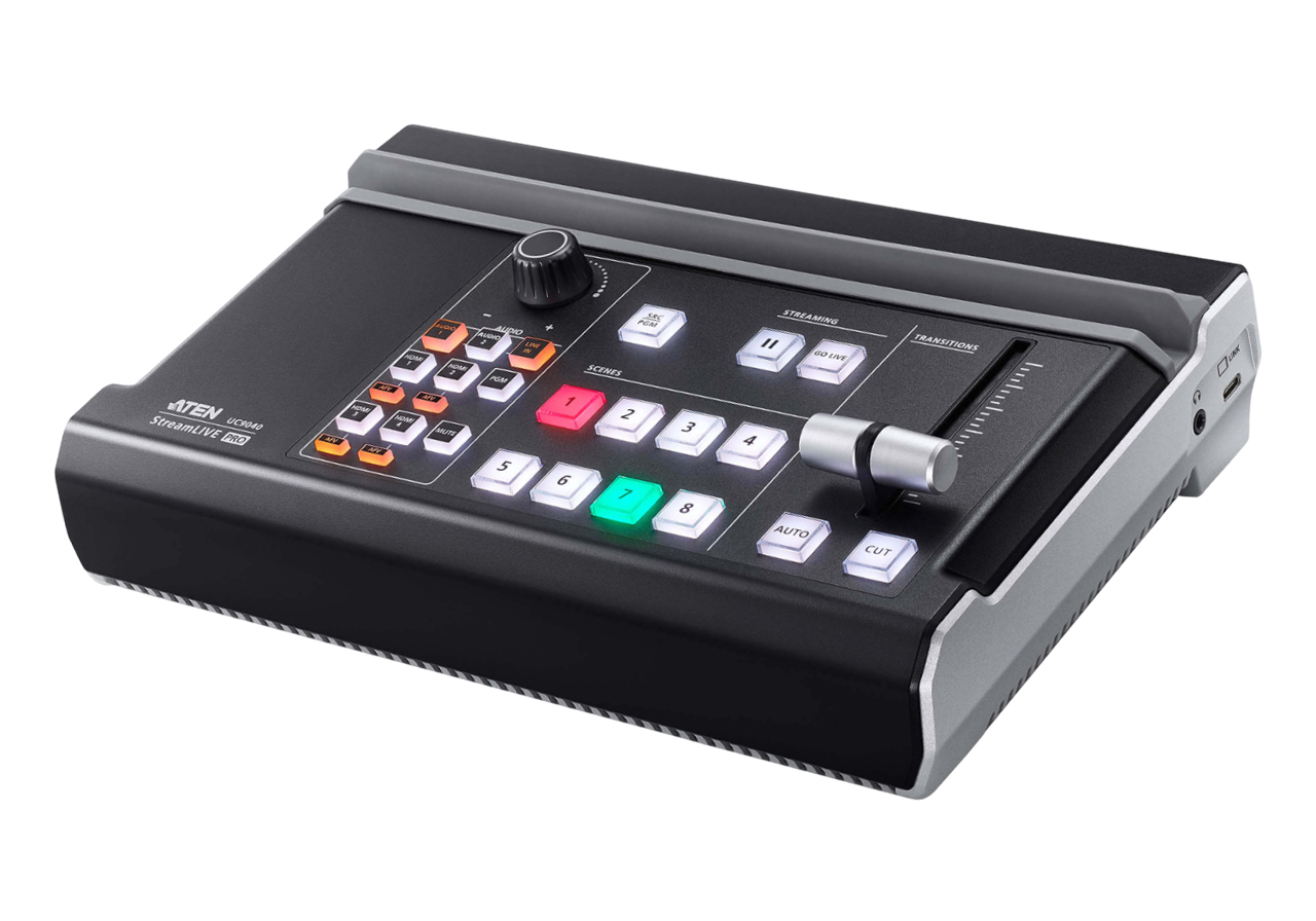 Обзор многоканального AV-микшера StreamLIVE™ PRO ATEN UC9040