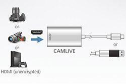 UC3020 CAMLIVE – USB-конвертер захвата HDMI видео в USB-C UVC для ноутбука
