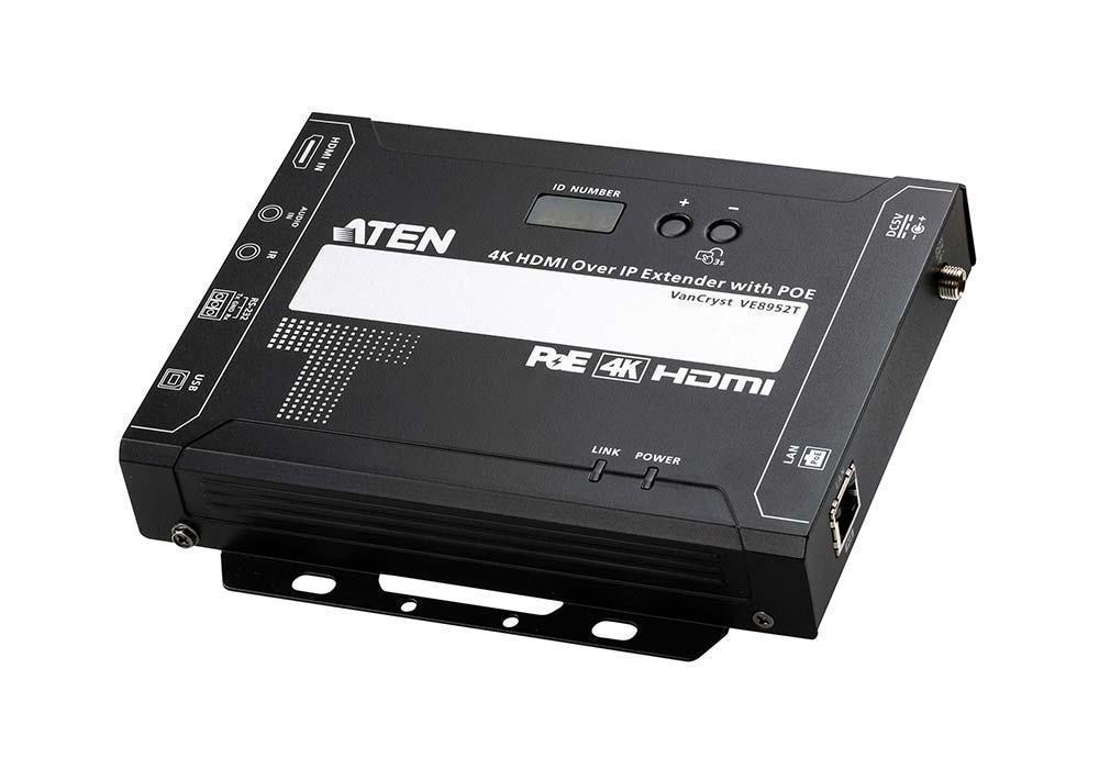 ATEN представляет новый удлинитель VE8952 4K HDMI over IP с PoE