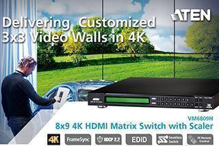 Новый уровень построения видеостен с Матричным Коммутатором VM6809H