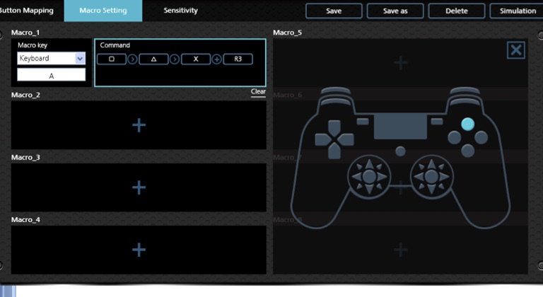 Эмулятор джойстика ps4. Макросы для геймпада. Эмулятор джойстика на андроид. Программа для макросов для геймпада. Контроллер с макросами.