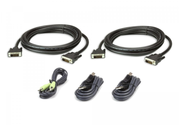 ATEN 2L-7D05UD デュアルリンクDVI KVMケーブル 5m | sport-u.com