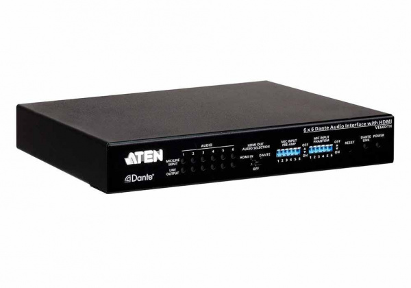 Звуковой интерфейс Dante с HDMI Aten VE66DTH / VE66DTH-AT-G