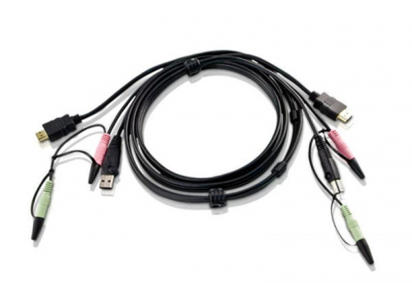 KVM кабель USB, HDMI ATEN 2L-7D02UH / 2L-7D02UH