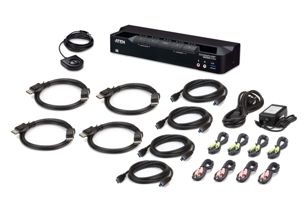 Настольный KVM Переключатель ATEN CS1924A / CS1924A-AT-G