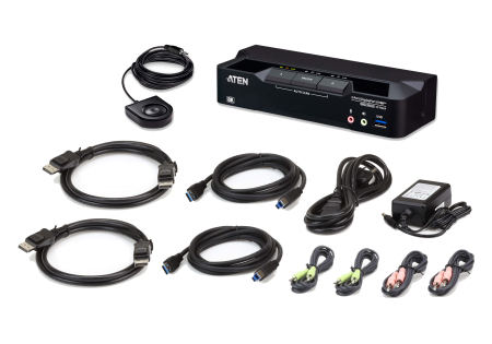 Настольный KVM Переключатель ATEN CS1922A / CS1922A-AT-G