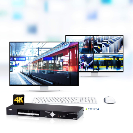 Настольный KVMP переключатель ATEN CM1284 / CM1284-AT-G