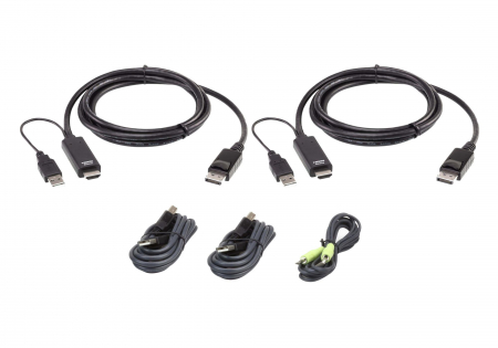 Комплект кабелей ATEN 2L-7D02UHDPX5 / 2L-7D02UHDPX5