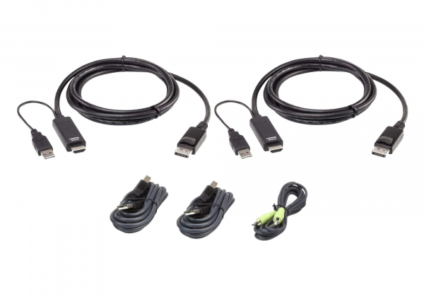 KVM кабель ATEN 2L-7D02UHDPX5 / 2L-7D02UHDPX5