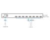 KVM консоль с переключателем ATEN CL1308N / CL1308N-ATA-RG