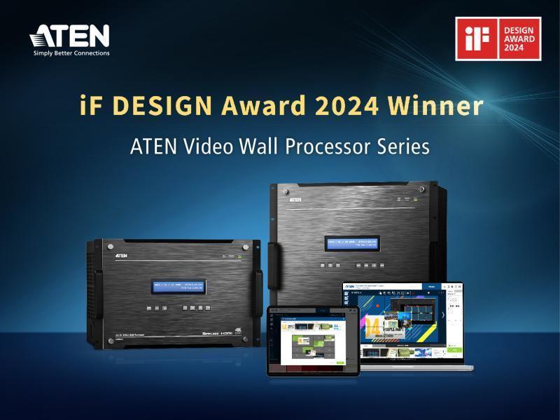 Флагманская серия процессоров для видеостен компании ATEN получила признание на конкурсе iF DESIGN Award 2024