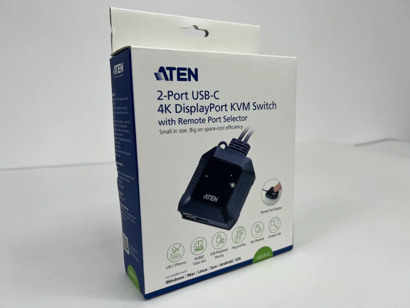 Обзор KVM переключателя ATEN US3312